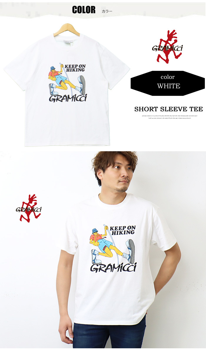 GRAMICCI（グラミチ） プリント 半袖Tシャツ 半T メンズ レディース