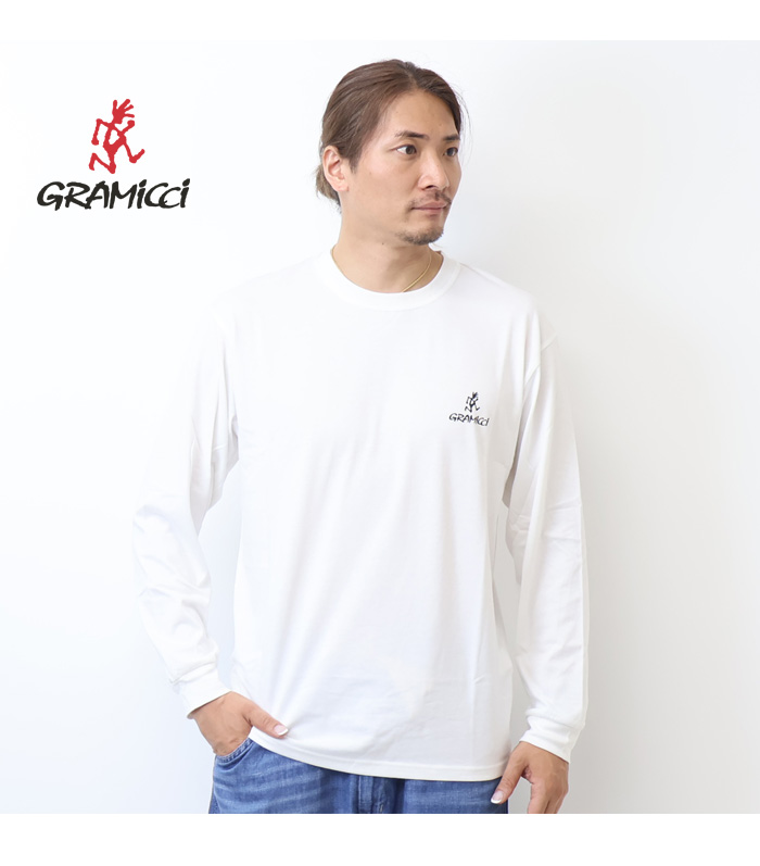 Gramicci（グラミチ） ワンポイントロゴ 長袖Tシャツ ロンT 長T