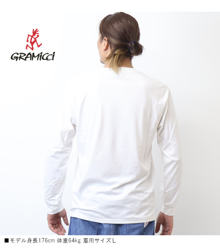 Gramicci（グラミチ） ワンポイントロゴ 長袖Tシャツ ロンT 長T