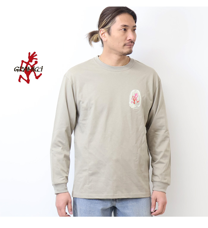 Gramicci（グラミチ） THUMBPRINT 長袖Tシャツ ロンT 長T メンズ 送料