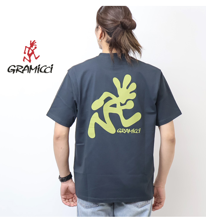 Gramicci（グラミチ） RUNNING MAN ランニングマン プリント 半袖T