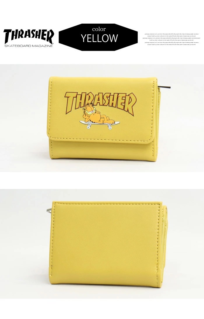 THRASHER スラッシャー ガーフィールド 三つ折り財布 ウォレット