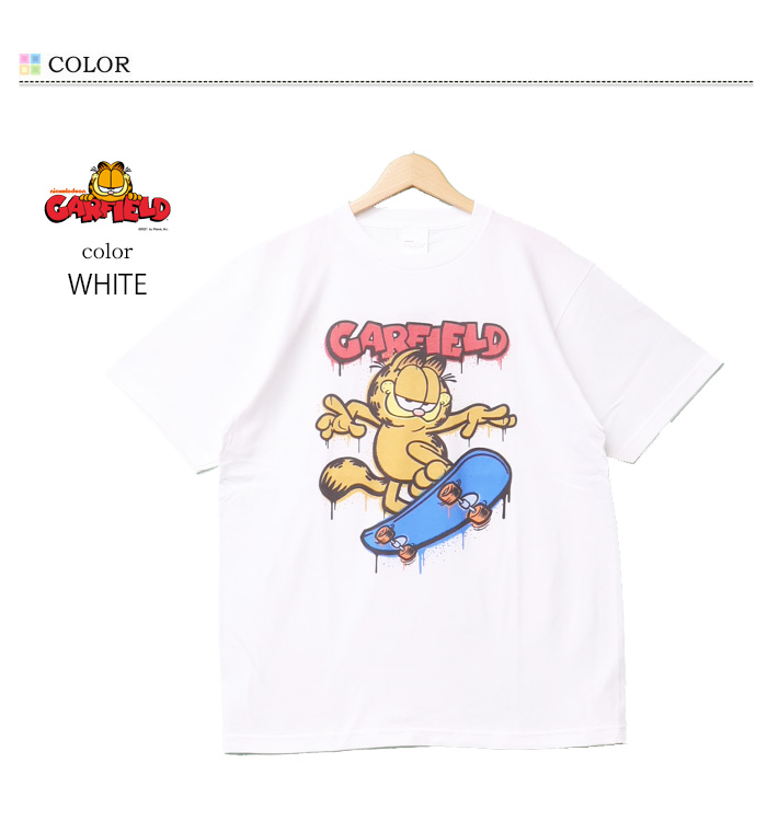 GARFIELD ガーフィールド プリント 半袖Tシャツ 半T メンズ