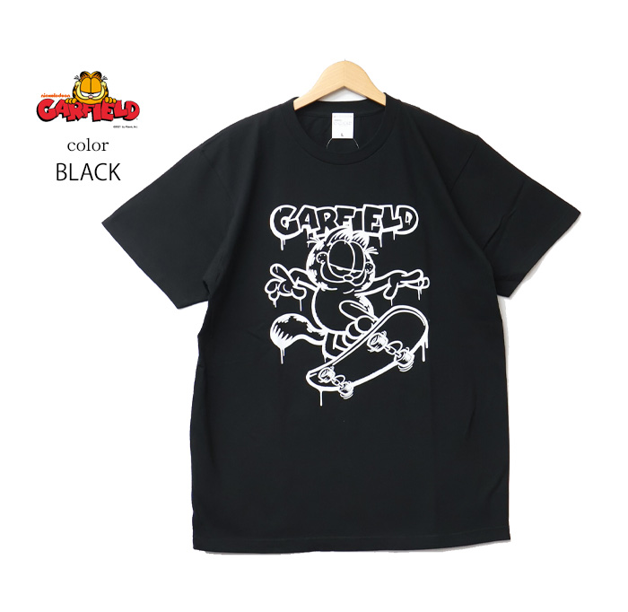 GARFIELD ガーフィールド プリント 半袖Tシャツ 半T メンズ GF2025004