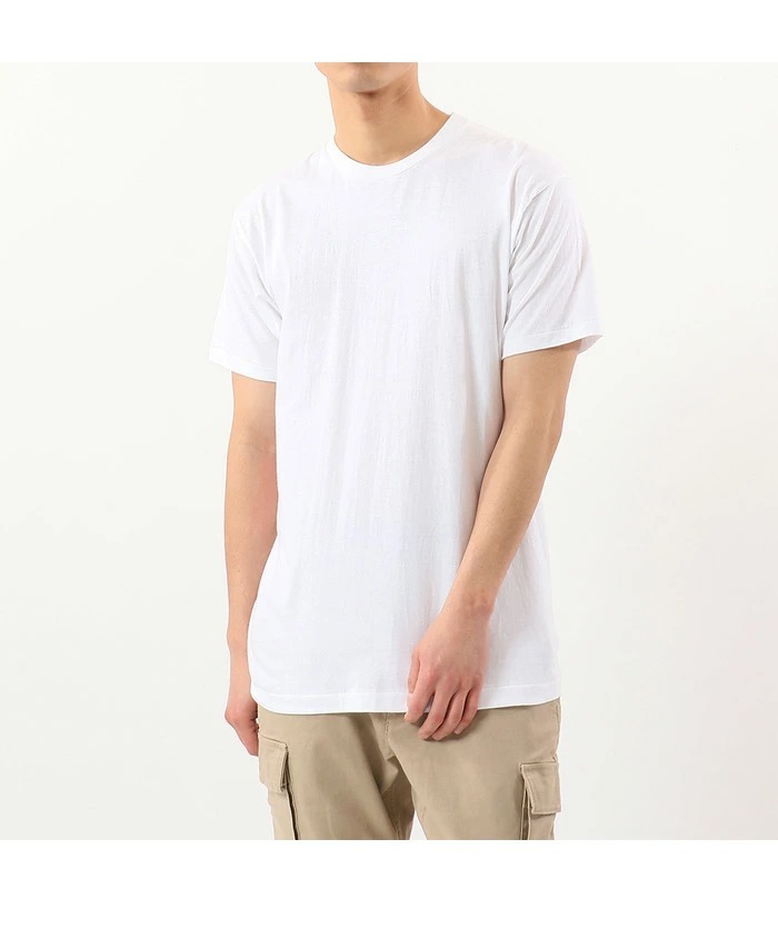 Hanes（ヘインズ） 金パック 3PTシャツ クルーネック 半袖Tシャツ 無地