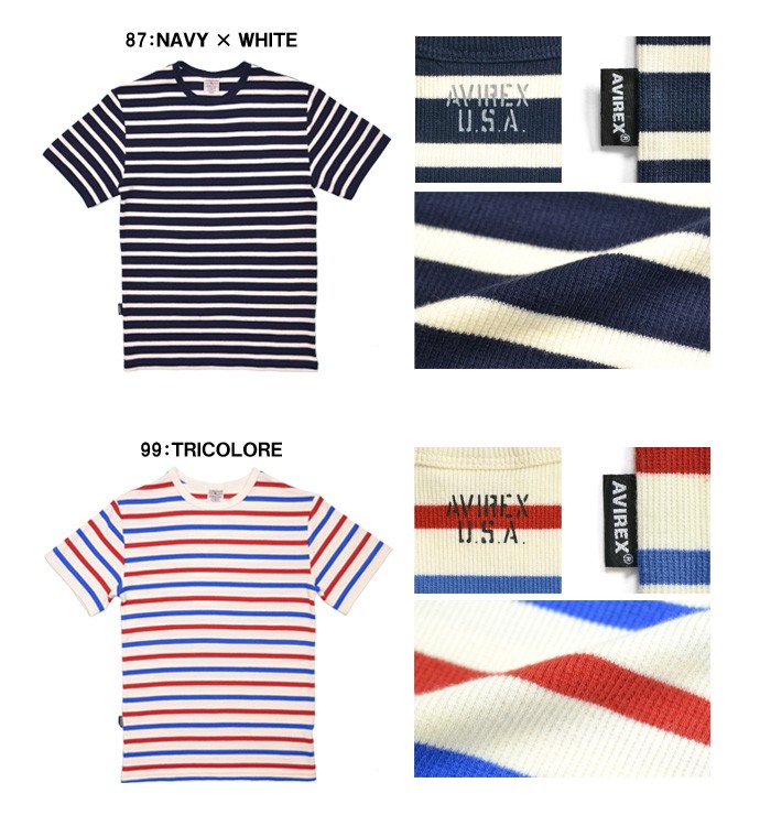 国内発/本物保証/AVIREX 半袖 クルーネック Tシャツ☆残りわずか 楽天市場】AVIREX アヴィレックス サーマル素材 クルーネック