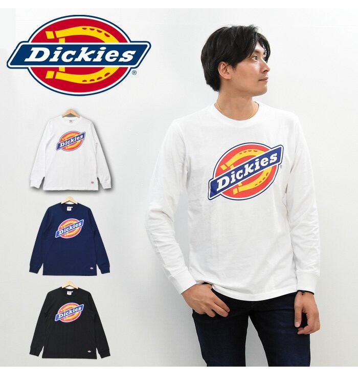 Dickies ディッキーズ ロゴプリント 長袖 Tシャツ ロンT メンズ Dickies ディッキーズ ロゴプリント 長袖 Tシャツ ロンT メンズ