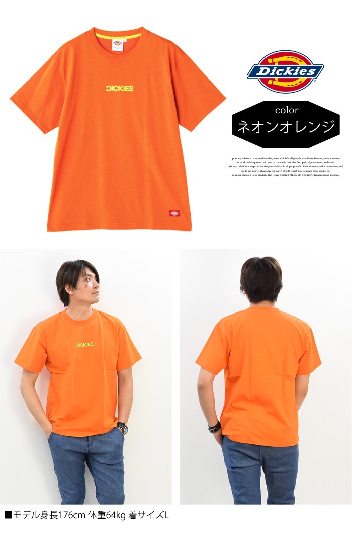【Dickies】半袖 ロゴ Tシャツ グリーン / 送料無料 Dickies/ディッキーズ ロゴワッペン ポケットオーバーサイズ半袖