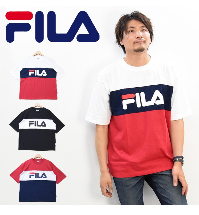 FILA グラフィックTシャツ サイズM大きめ 新品タグ付きです