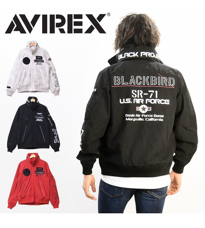 AVIREX アビレックス ブラックバード スタンドジップ ジャケット 