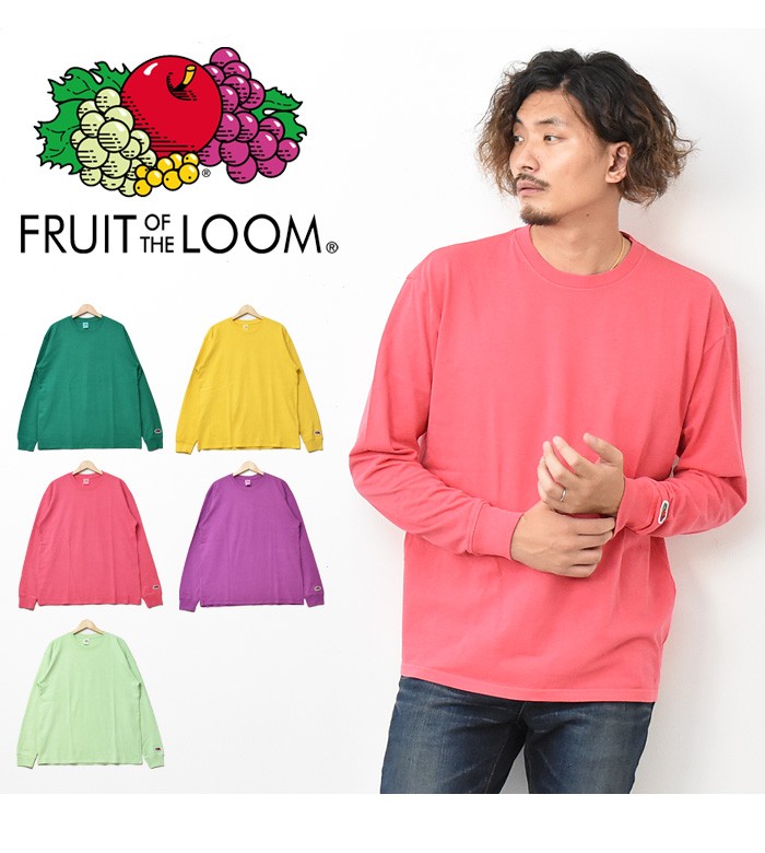 トップ fruit of the loom 長袖シャツ