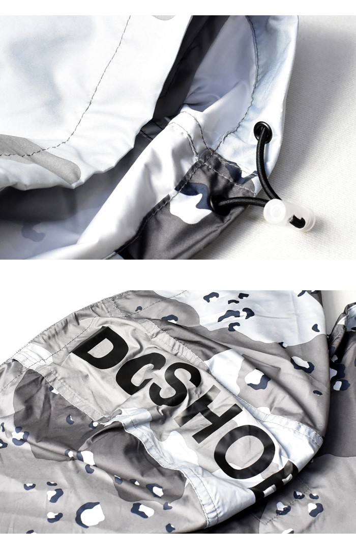 DC SHOES ディーシーシューズ ナイロン ジップパーカー ジップ DC SHOES ディーシーシューズ ナイロン ジップパーカー ジップ