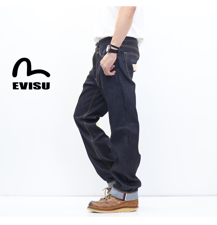 EVISU（エヴィス） エビス 新品 ダイコックプリントバギージーンズ