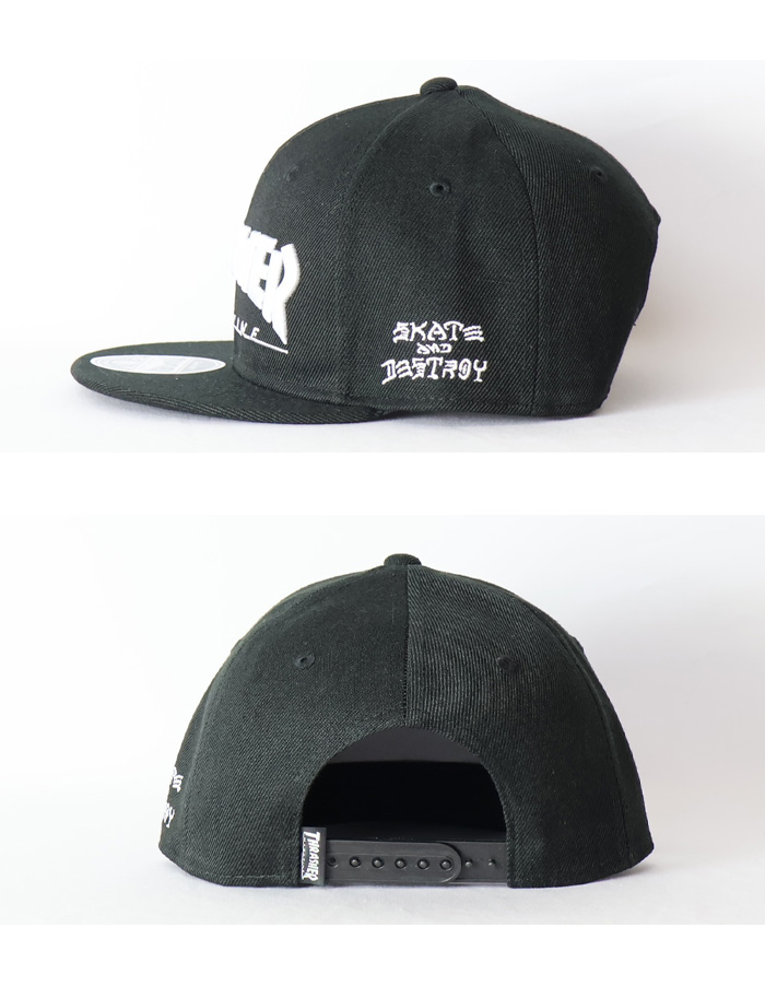 THRASHER スラッシャー キッズサイズ ロゴ刺繍 キャップ 帽子