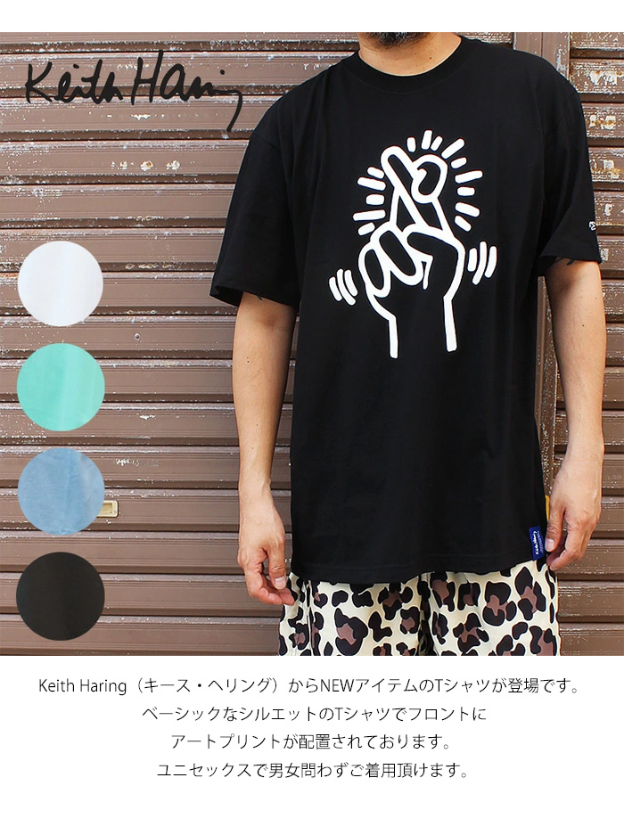 Keith Haring キースへリング プリント 半袖Tシャツ メンズ レディース ユニセックス 半T KH-KH2306