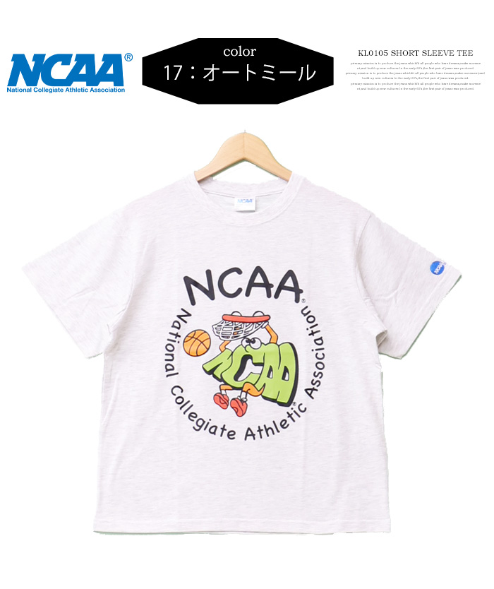 NCAA エヌシーエーエー レディース プリント 半袖Tシャツ 半T KL0105 