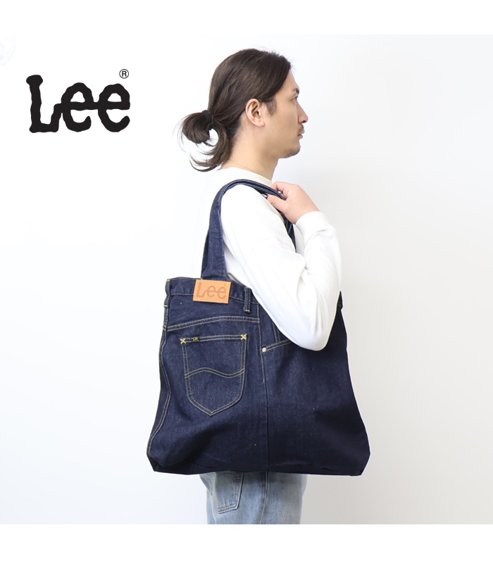 Lee（リー） リメイク ライダース トートバッグ デニム メンズ