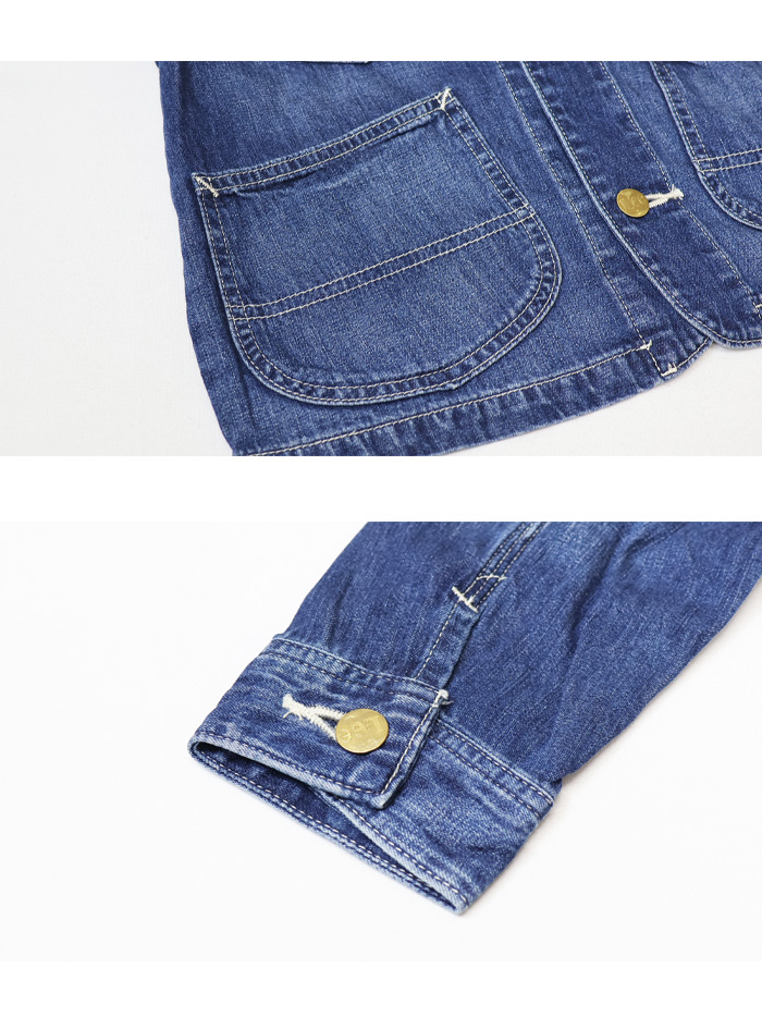 Lee（リー） キッズ ロコジャケット カバーオール デニムジャケット