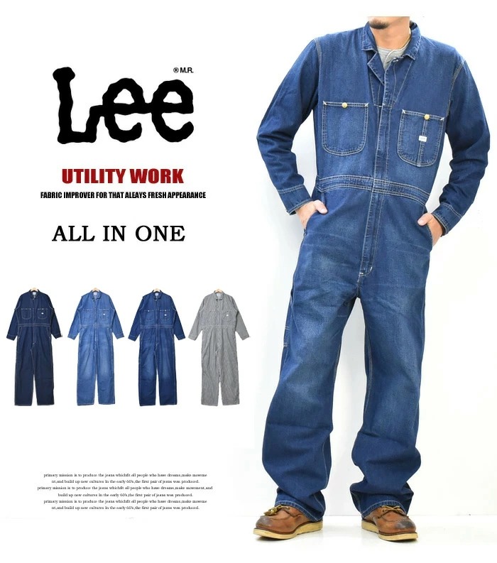 Lee リー ダンガリーズ つなぎ オールインワン ツナギ 定番 メンズ デニム ジーンズ DUNGAREES 送料無料 LM7213