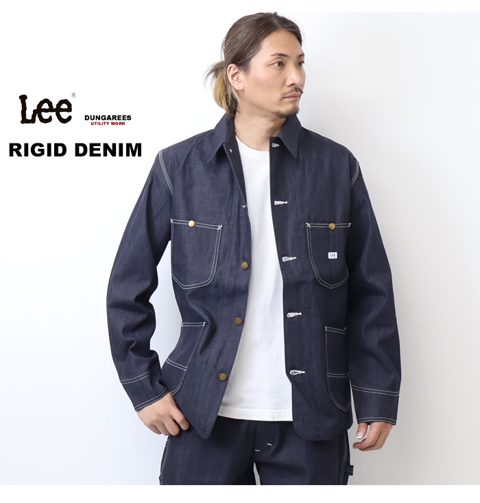 DENIM DUNGAREE インディゴ染抜きロゴ スウェットジャケット インディゴデニム・ジャケット/40代50代からのレディース
