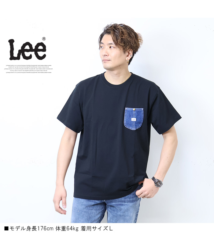 Lee リー デニムポケット 半袖 Tシャツ 胸ポケット メンズ レディース 