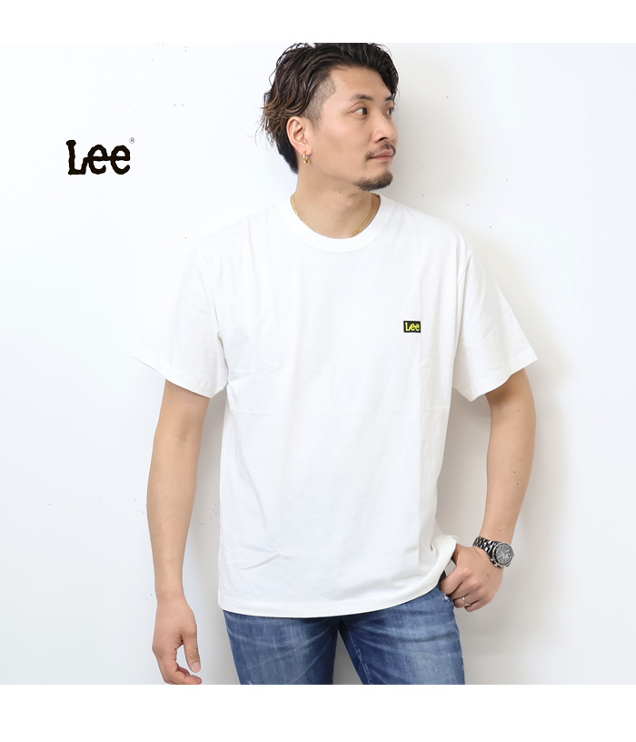 Lee リー ミニロゴ刺繍 牛柄バックプリント 半袖Tシャツ メンズ レディース ユニセックス ロゴTシャツ プリントＴシャツ カウ柄 LT3078  : 13711 : REX ONE - 通販 - Yahoo!ショッピング