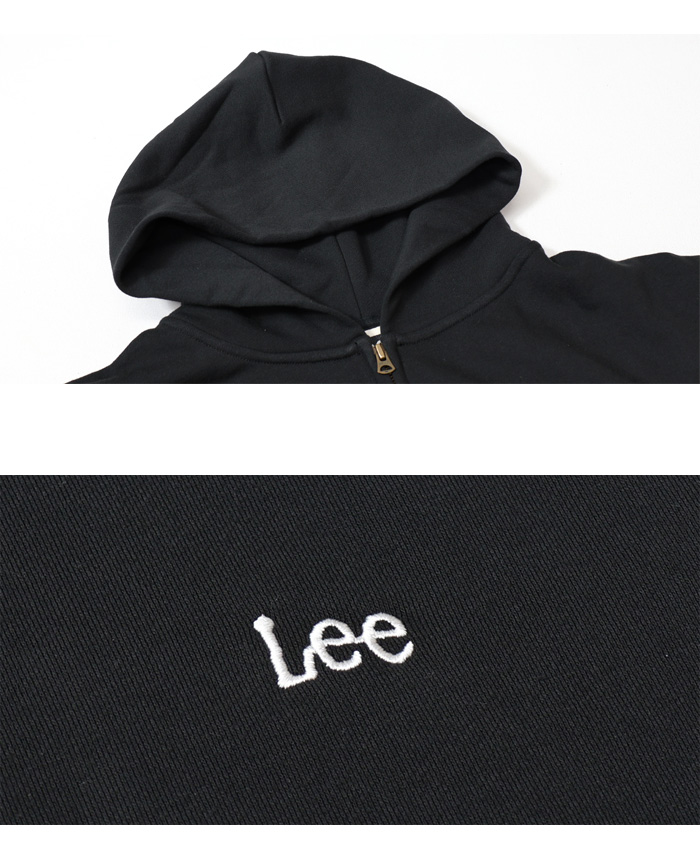 Lee リー ロゴプリント スウェット ジップパーカー 裏毛