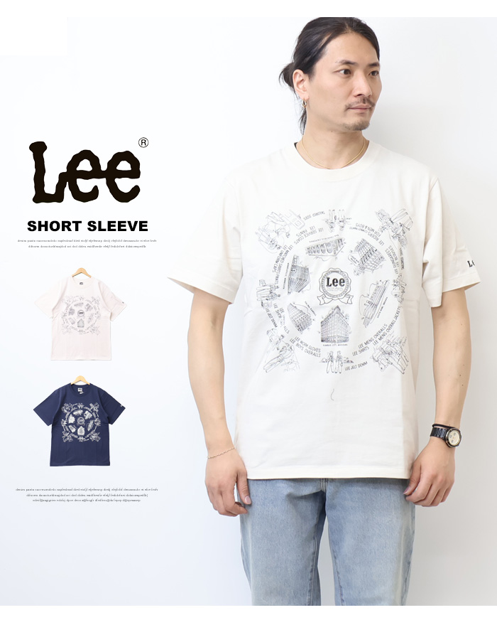 Lee（リー） プリント 刺繍 半袖Tシャツ バンダナ メンズ レディース