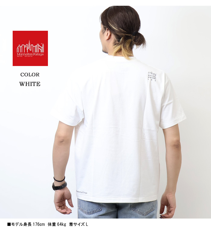 Manhattan Portage（マンハッタンポーテージ） プリント 半袖Tシャツ