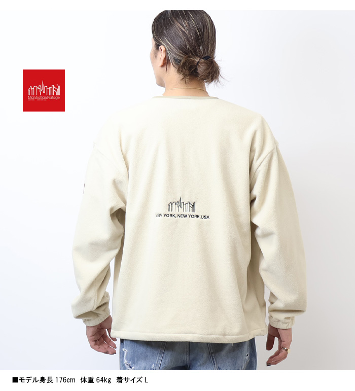 Manhattan Portage（マンハッタンポーテージ） フリース ジップアップ