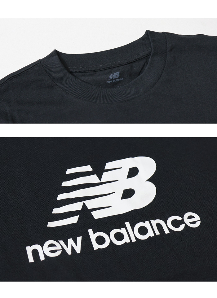 New Balance ニューバランス Stacked Logo プリント 半袖Tシャツ New Balance ニューバランス Stacked Logo プリント 半袖Tシャツ