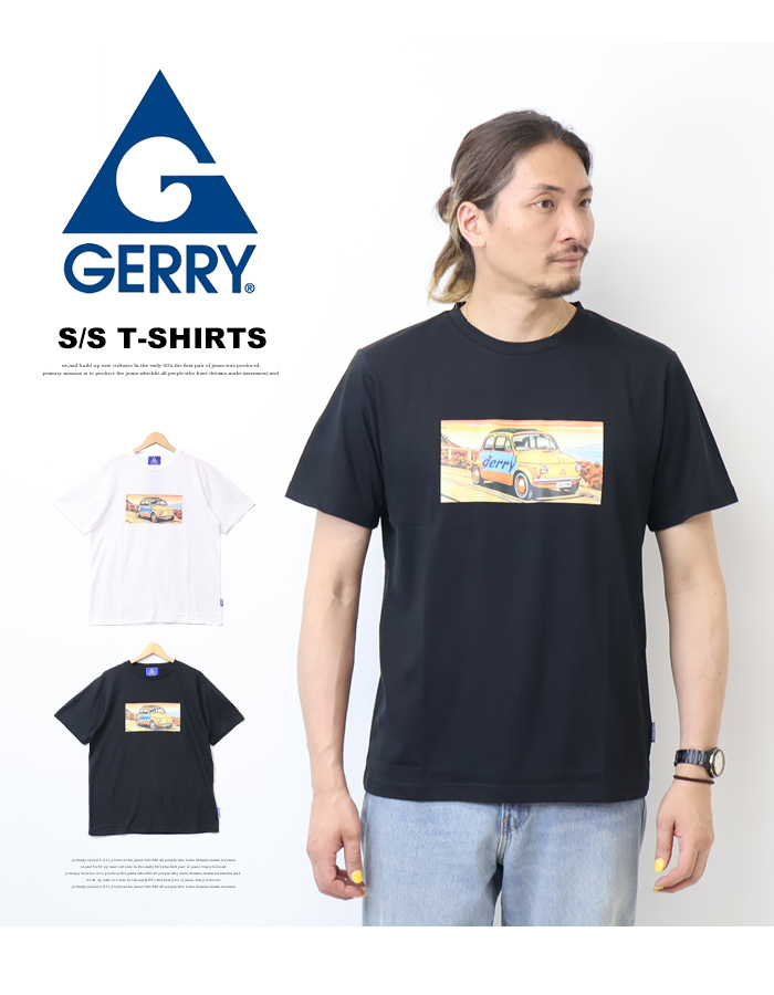 GERRY（ジェリー） プリント 半袖Tシャツ 半T メンズ NGS507 : REX ONE