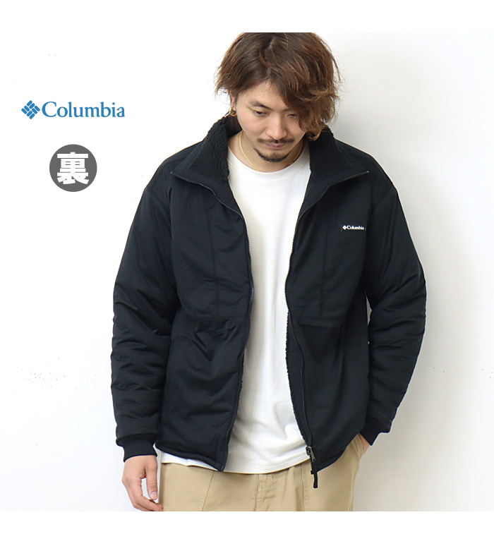 SALE セール Columbia コロンビア シカゴアベニュー リバーシブル フリースジャケット ボアジャケット 防寒 暖かい アウター ブルゾン  メンズ 送料無料 PM0464 : 13118 : REX ONE - 通販 - Yahoo!ショッピング