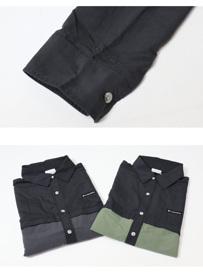 Columbia シャツ Columbia／「COLUMBIA BLACK LABEL」シェブロン