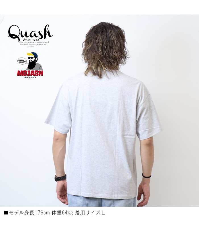 Quash クアッシュ MOJASH モジャッシュ ヒゲおじさん プリント