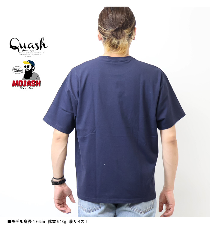 Quash クアッシュ MOJASH モジャッシュ ヒゲおじさん プリント