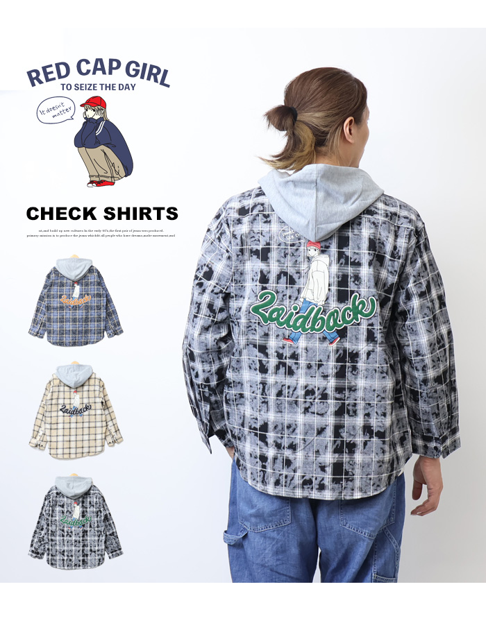 RED CAP GIRL レッドキャップガール ヴィンテージ加工 フード