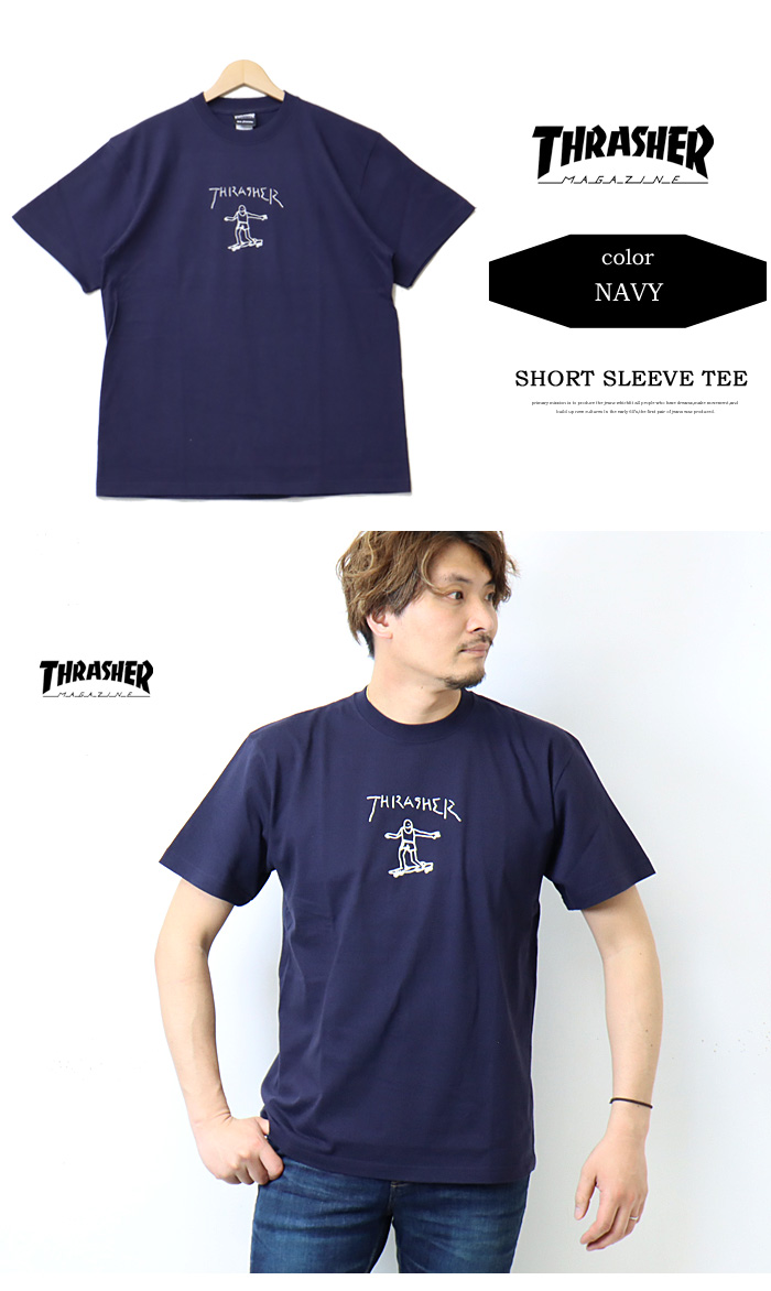 THRASHER（スラッシャー） マークゴンザレス ロゴプリント 半袖 T