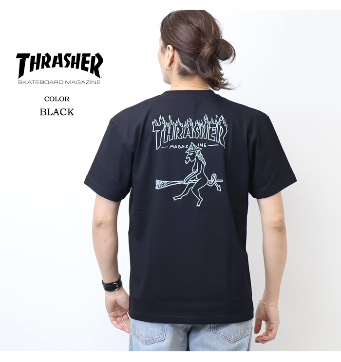 00's THRASHER Uncle Sam Logo Tシャツ フレイムタグ 00's THRASHER Uncle Sam Logo Tシャツ フレイムタグ 【公式通販】