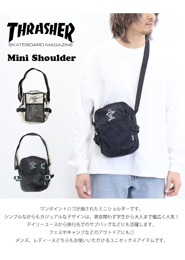 THRASHER（スラッシャー） ミニショルダーバッグ マークゴンザレス