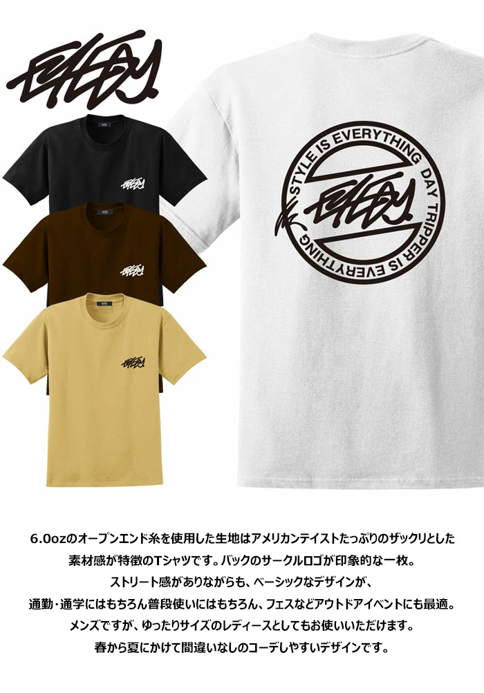 EYEDY アイディ プリント 半袖Tシャツ サークルロゴ 半T メンズ EYE