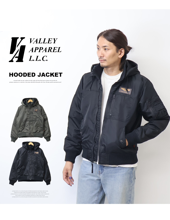 VALLEY APPAREL（バレイアパレル） VALLEY APPAREL L.L.C. フーデッド