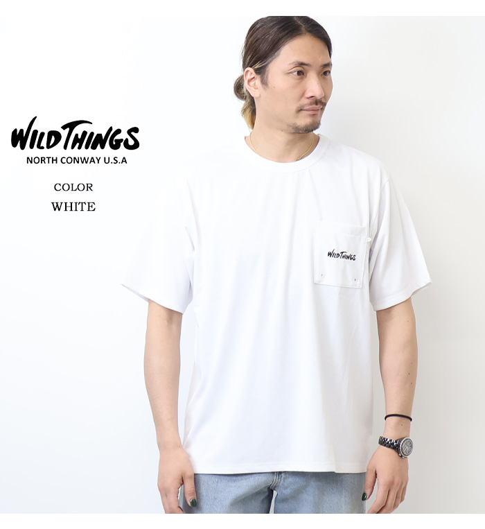WILD THINGS（ワイルドシングス） ドライマジック 胸ポケット 半袖T