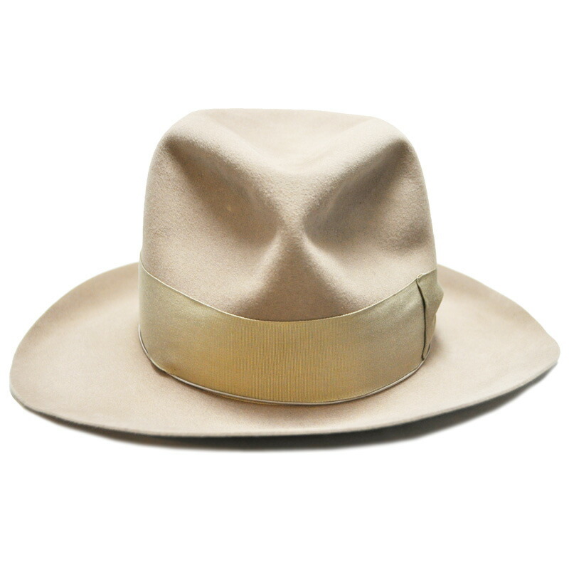 GLAD HAND Co. HAT JOHN G (BEIGE) グラッドハンド ビーバー ハット