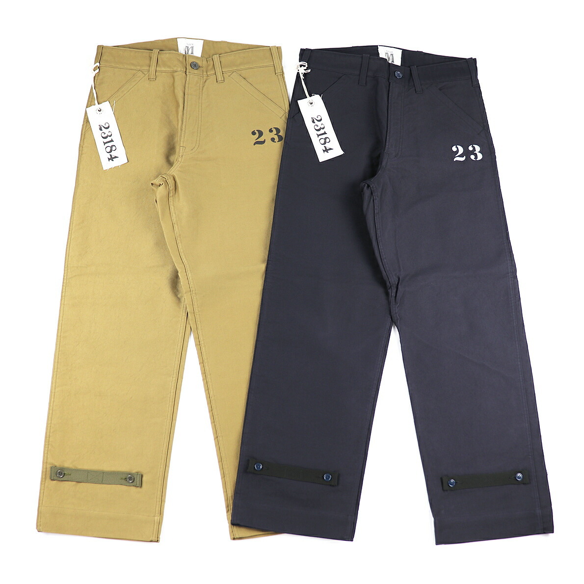 WEIRDO PADLOCKER - DECK PANTS (KHAKI・NAVY) ウィアード デッキ