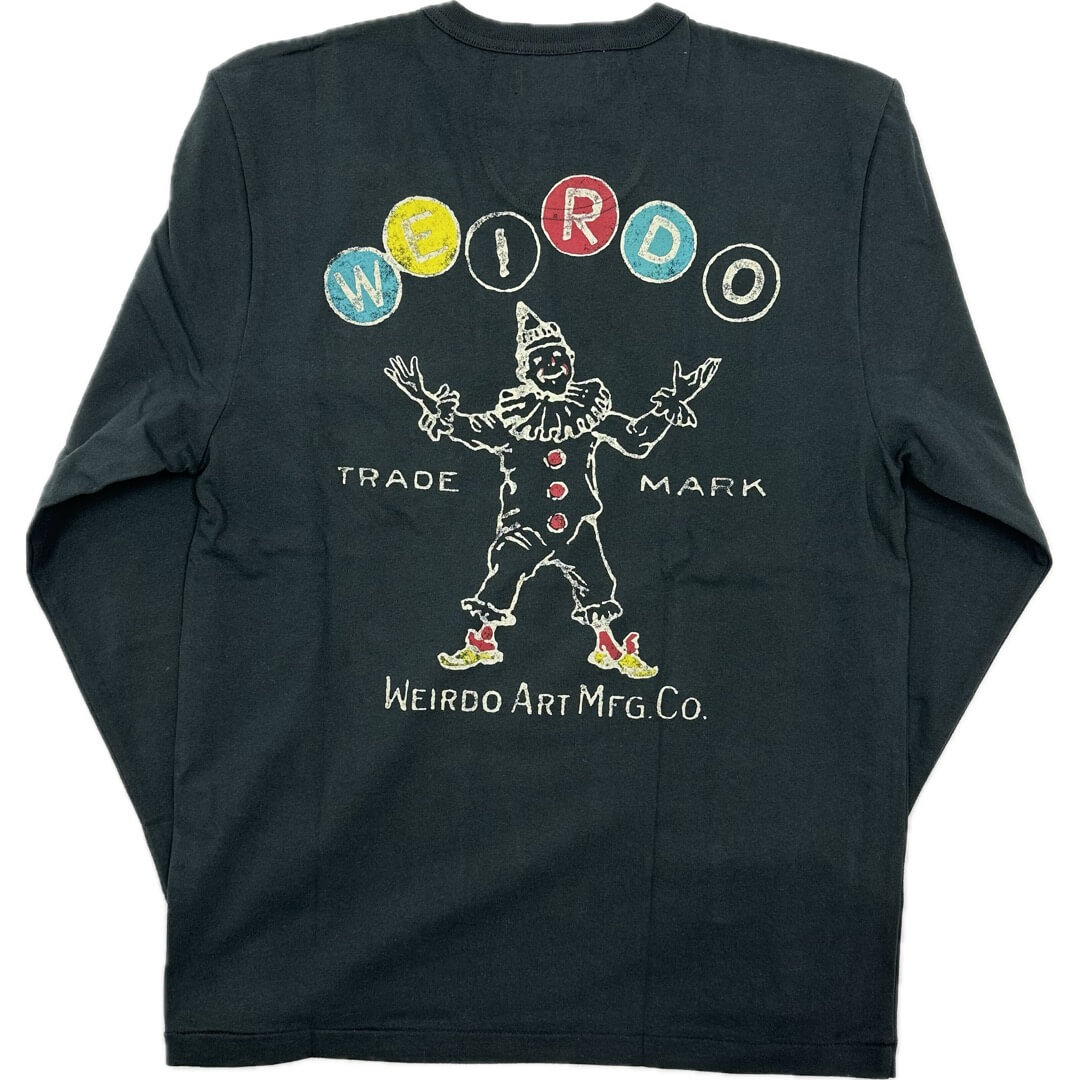 ウィアード ヘンリーネック ポケット 長袖 Tシャツ ロンT メンズ WEIRDO CLOWN - L/S HENRY T-SHIRTS GLADHAND グラッドハンド ギャングスタービル｜rezar｜02