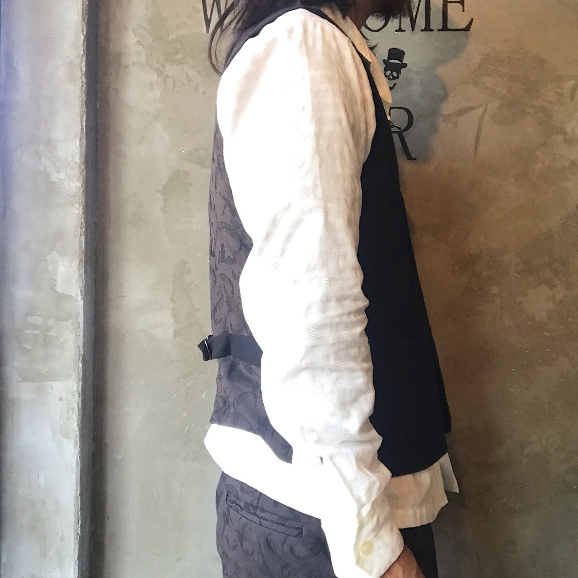 GANGSTERVILLE SPEAKEASY - VEST (BROWN) ギャングスタービル