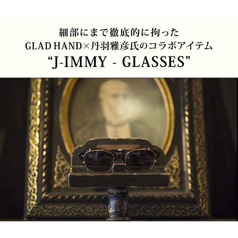 グラッドハンド x 丹羽雅彦 ジミーグラス 眼鏡 メガネ めがね サングラス メンズ GLAD HAND J-IMMY - GLASSES  