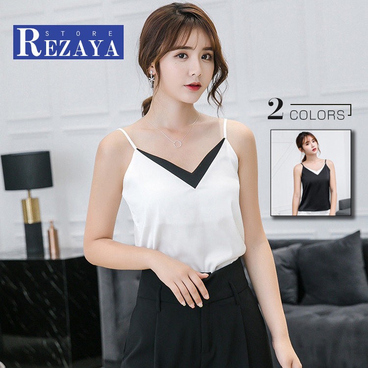 レディース タンクトップ 無地 Vネック トップス レディース キャミソール ノースリーブ インナー 夏 大きいサイズ 重ね着 肌着 部屋着 ルームウェア 別倉庫からの配送