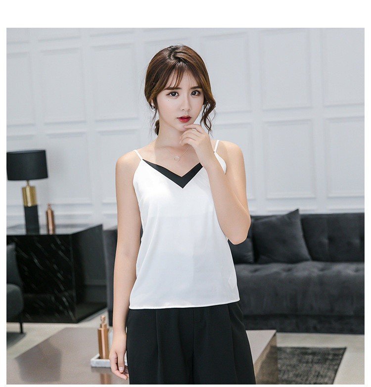 レディース タンクトップ 無地 Vネック トップス レディース キャミソール ノースリーブ インナー 夏 大きいサイズ 重ね着 肌着 部屋着 ルームウェア 別倉庫からの配送